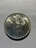 Lot 72, 1886 Morgan silver dollar, BU