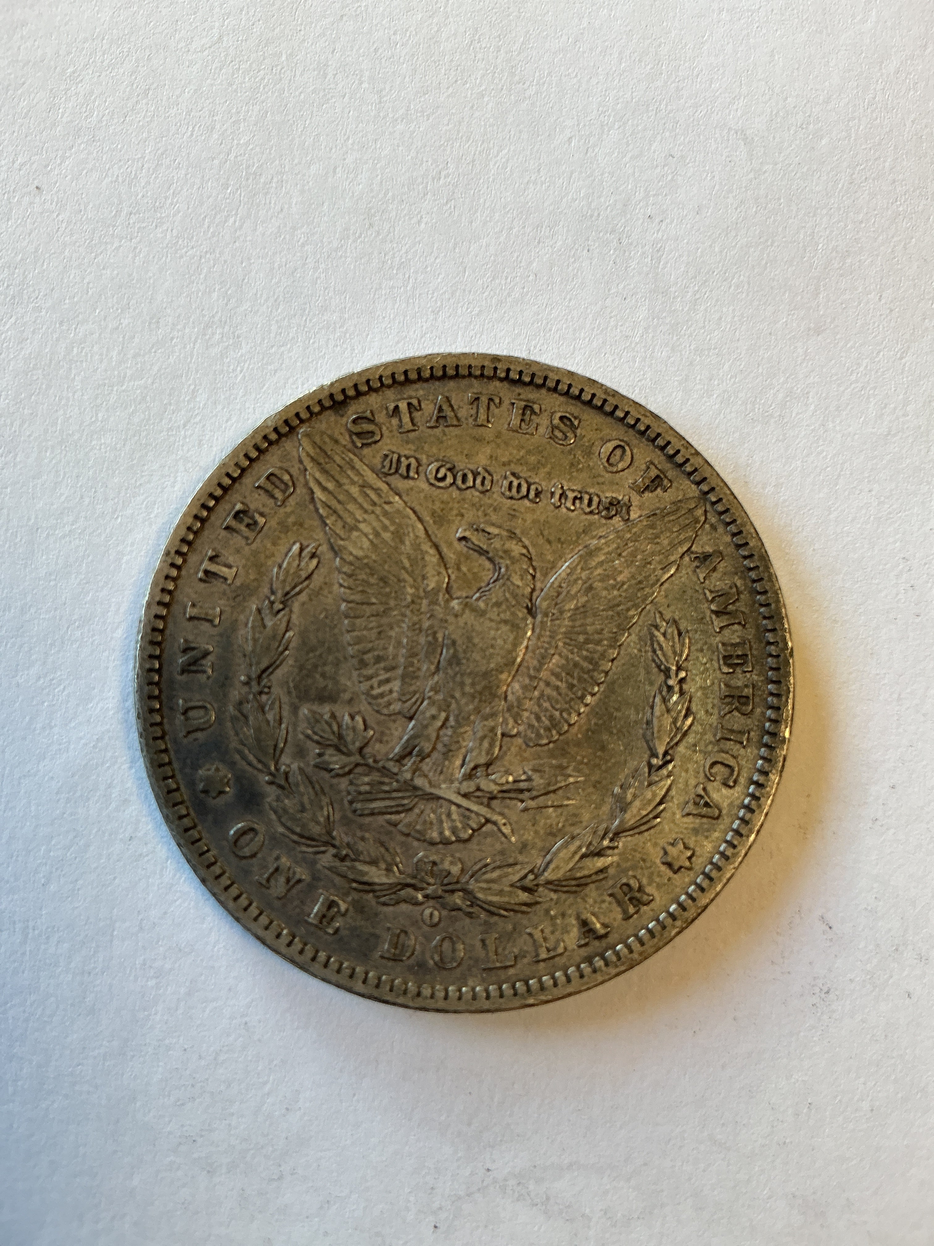 Lot 18 1880 O Morgan silver VF