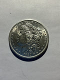 Lot 3, 1890 S Morgan silver dollar, AU