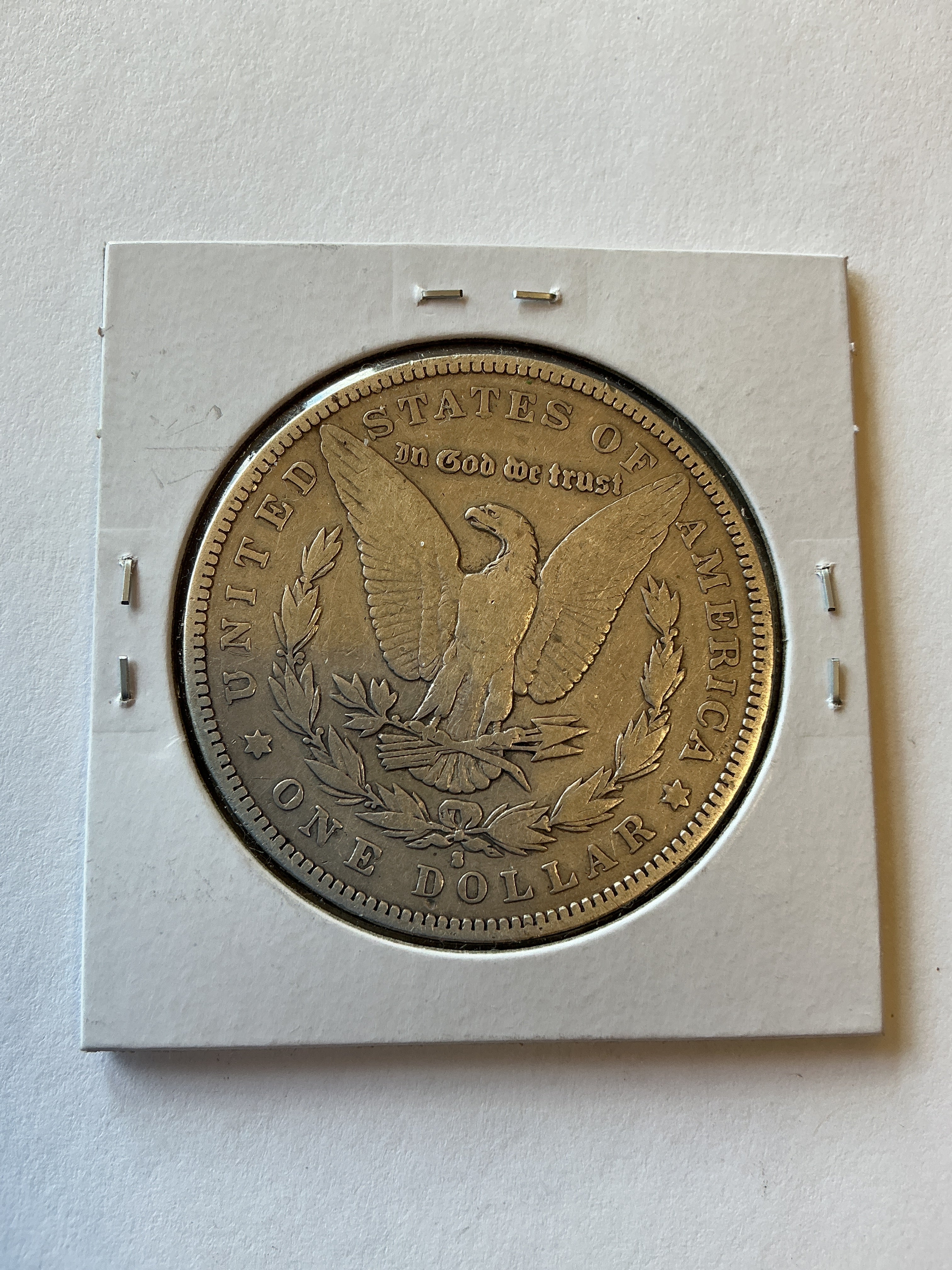 Lot 11, 1894 S Morgan silver dollar, xf, low mint