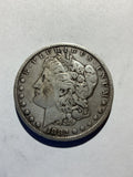 Lot 33, 1882 Morgan silver dollar, f