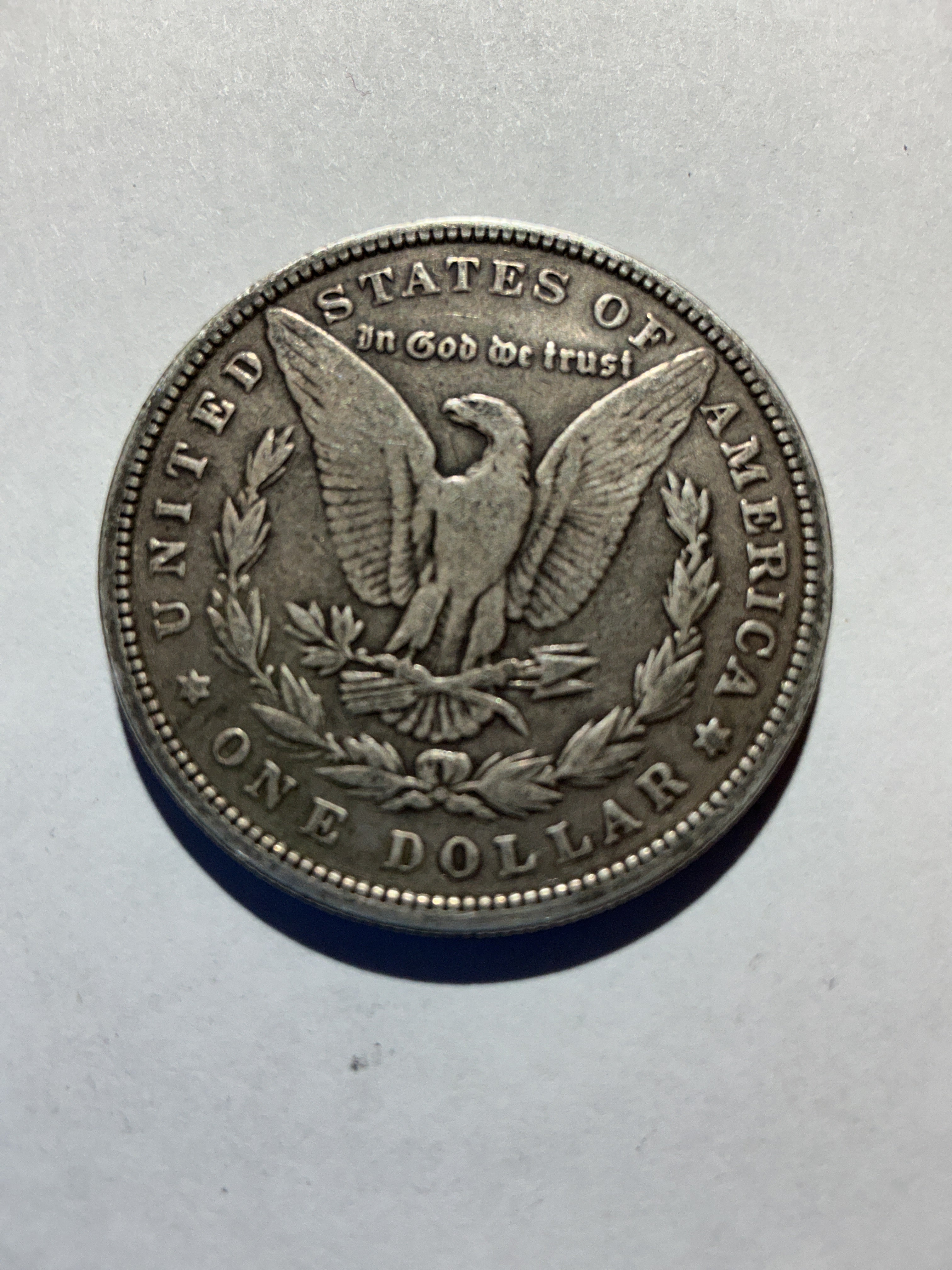 Lot 26, 1880 Morgan silver dollar, F