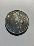 Lot 21, 1883 Morgan silver dollar, AU nice coin