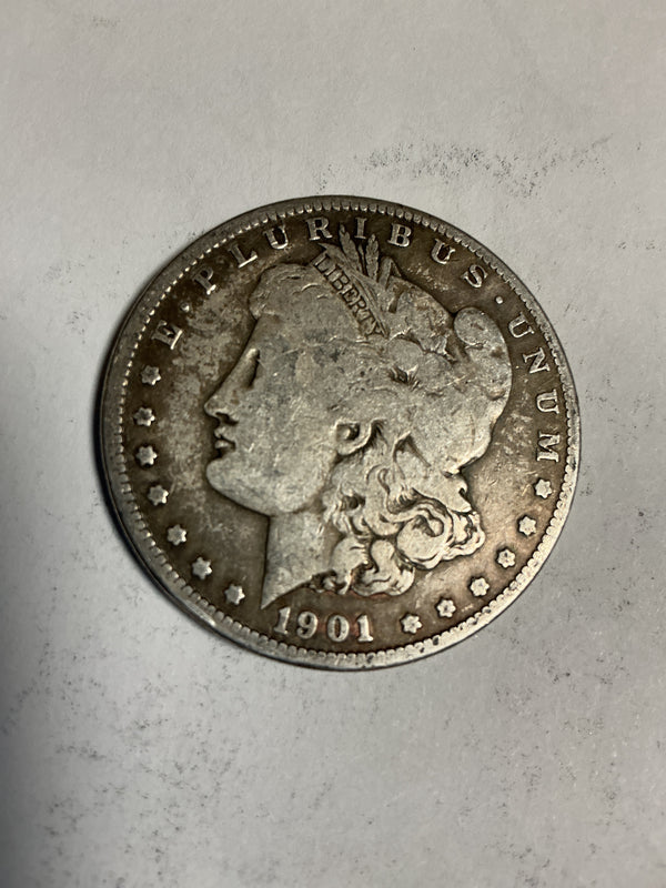 Lot 42, 1901 O Morgan silver dollar