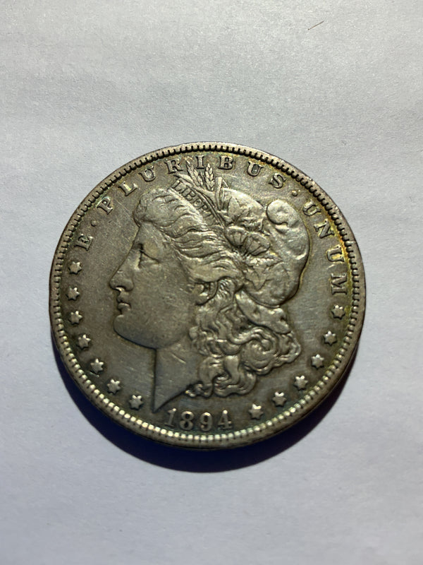 Lot 4, 1894, Morgan silver dollar, Super Rare, mintage 110000