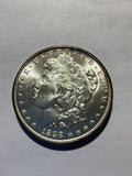 Lot 76, 1898 O Morgan silver dollar, BU