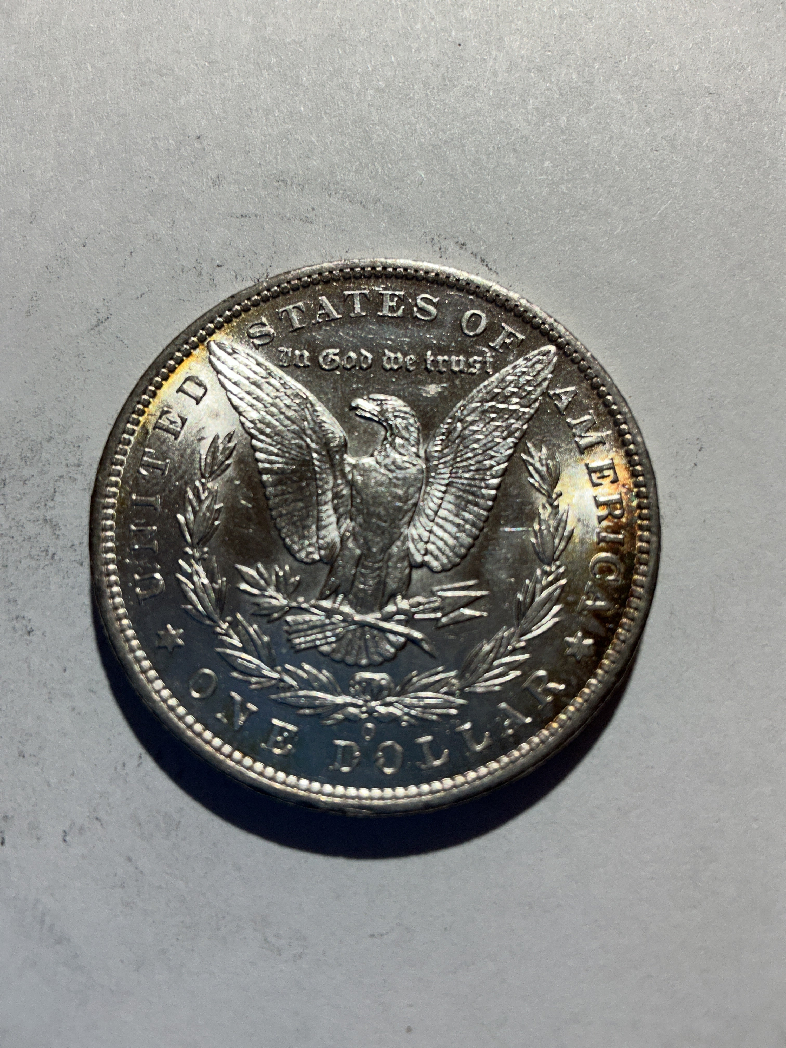 Lot 45, 1884 O Morgan silver dollar,AU