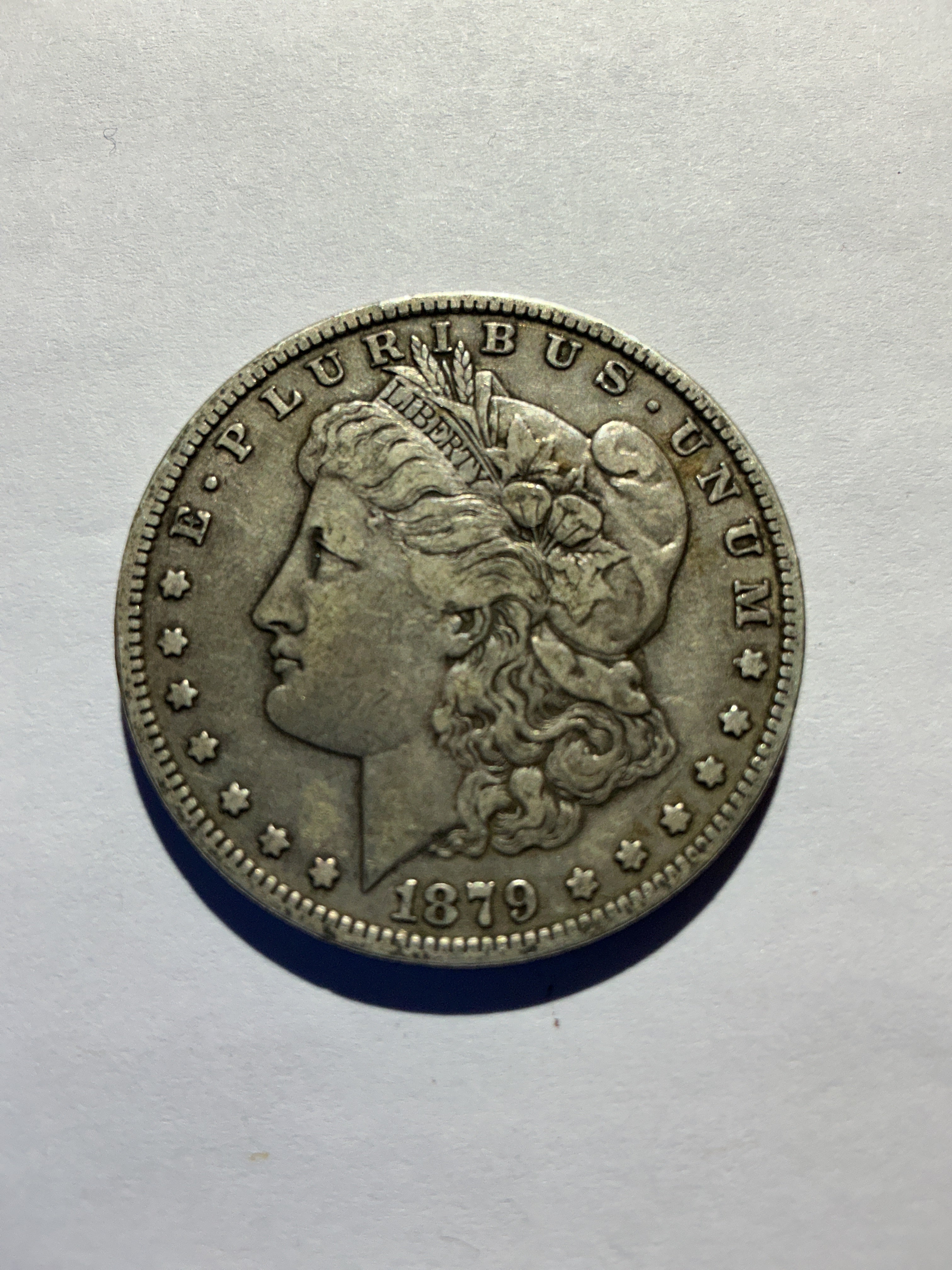 Lot 4, 1879 O, Morgan silver dollar, Xf