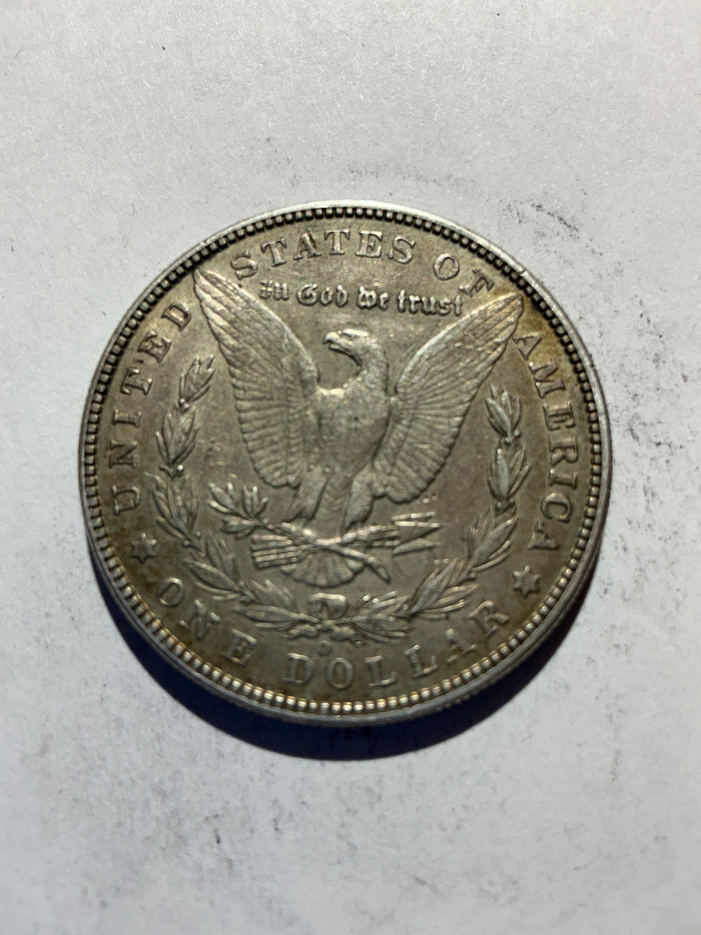 Lot 69, 1901 O Morgan silver dollar, xf
