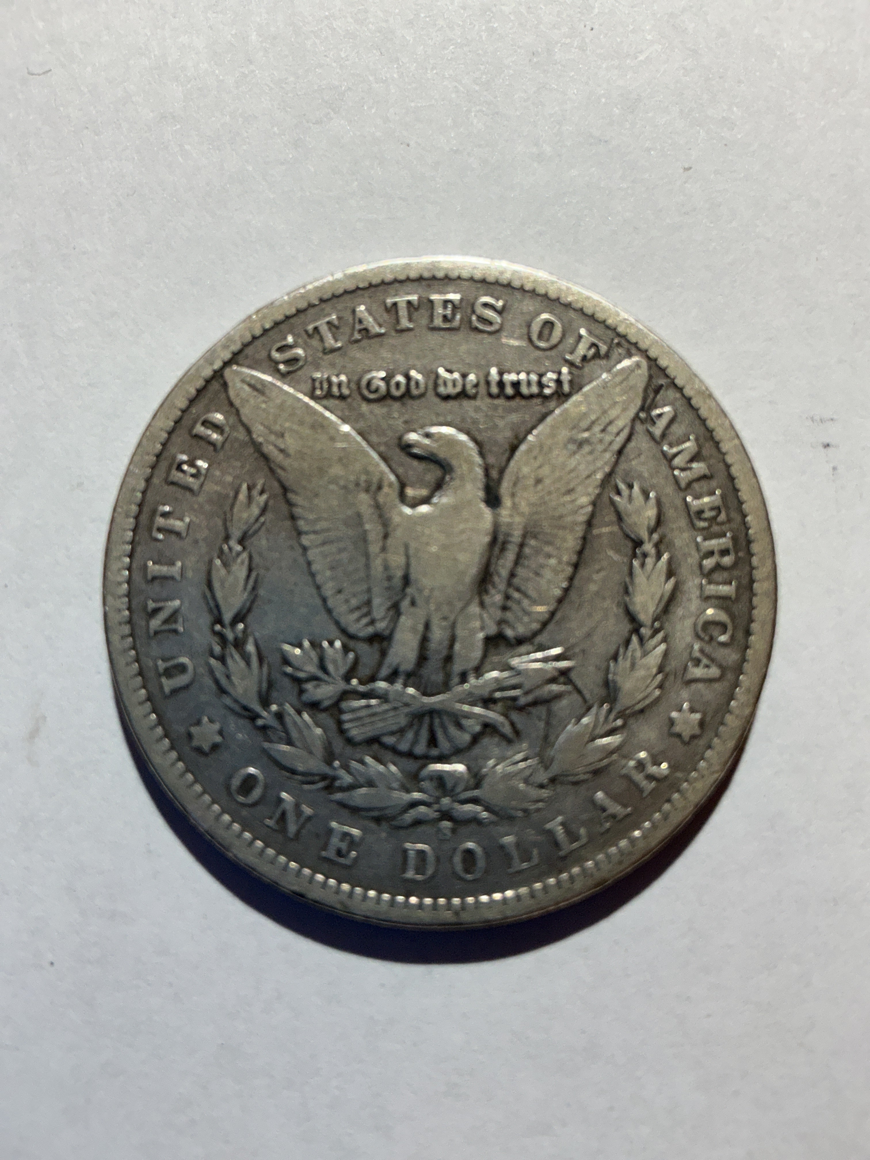 Lot 17, 1903 S, Morgan silver dollar, F, low mintage
